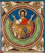 Séparation de la terre et des eaux, psautier anglo-catalan